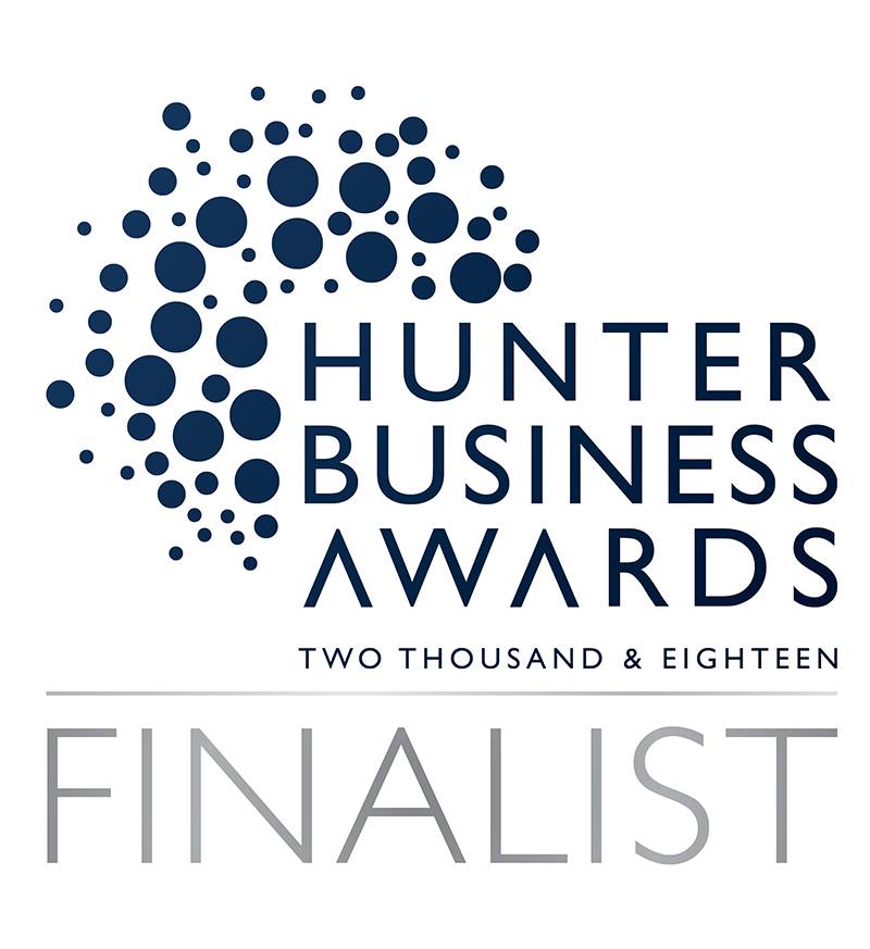 We're finalists in the Hunter Business Awards