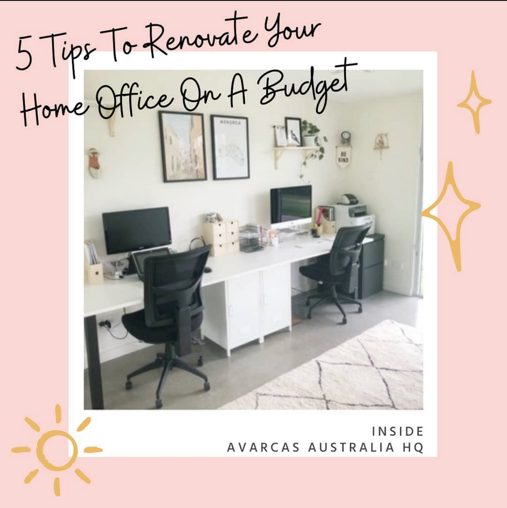 5 tips to renovate your home office on a budget