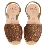 Citrine Glitter Wedge