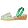 Mistletoe Glitter Wedge