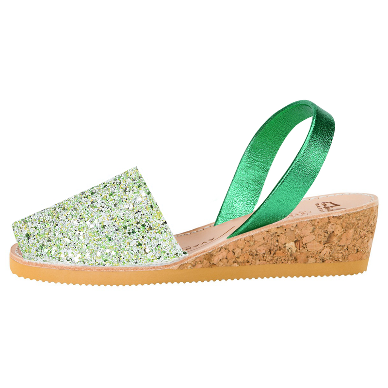 Mistletoe Glitter Wedge