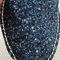 Sapphire Glitter Wedge