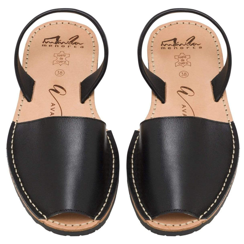 Avarcas Australia Black Menorcan Sandals