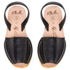 Avarcas Australia Black Wedge Menorcan Sandals