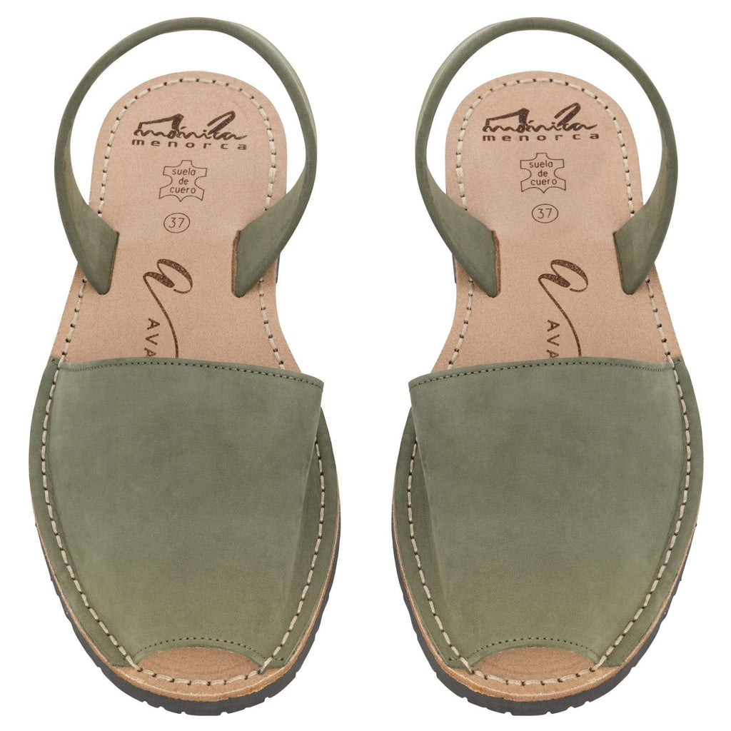 Avarcas Australia Khaki Nubuck Menorcan Sandals