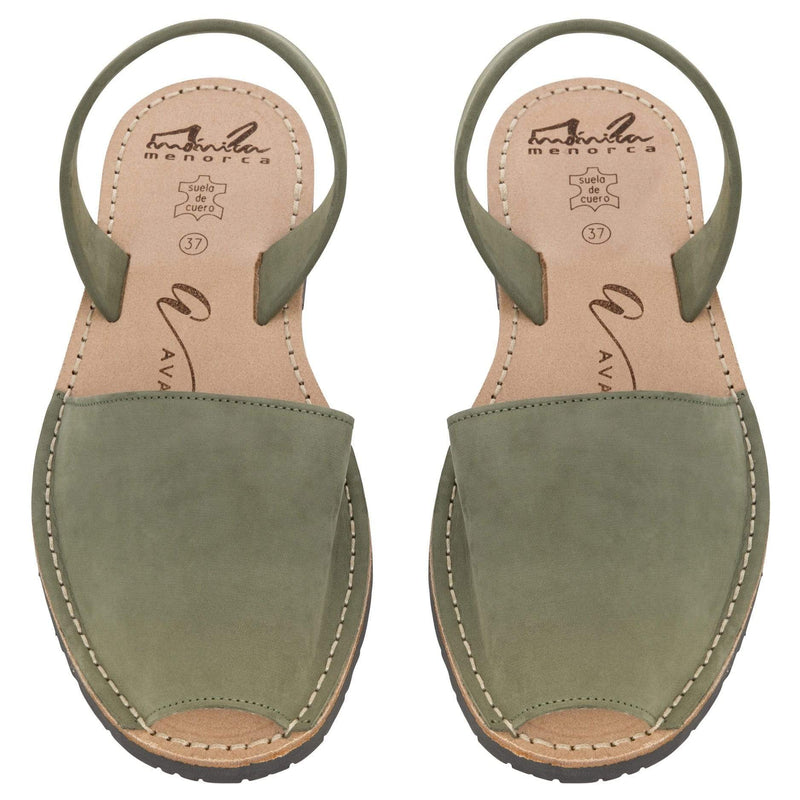 Avarcas Australia Khaki Nubuck Menorcan Sandals