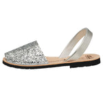 Avarcas Australia Silver Glitter Menorcan Sandals
