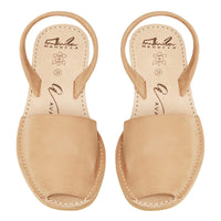 Avarcas Australia Tan Nubuck Wedge Menorcan Sandals