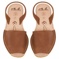 Avarcas Australia Tan Vintage Wedge Menorcan Sandals