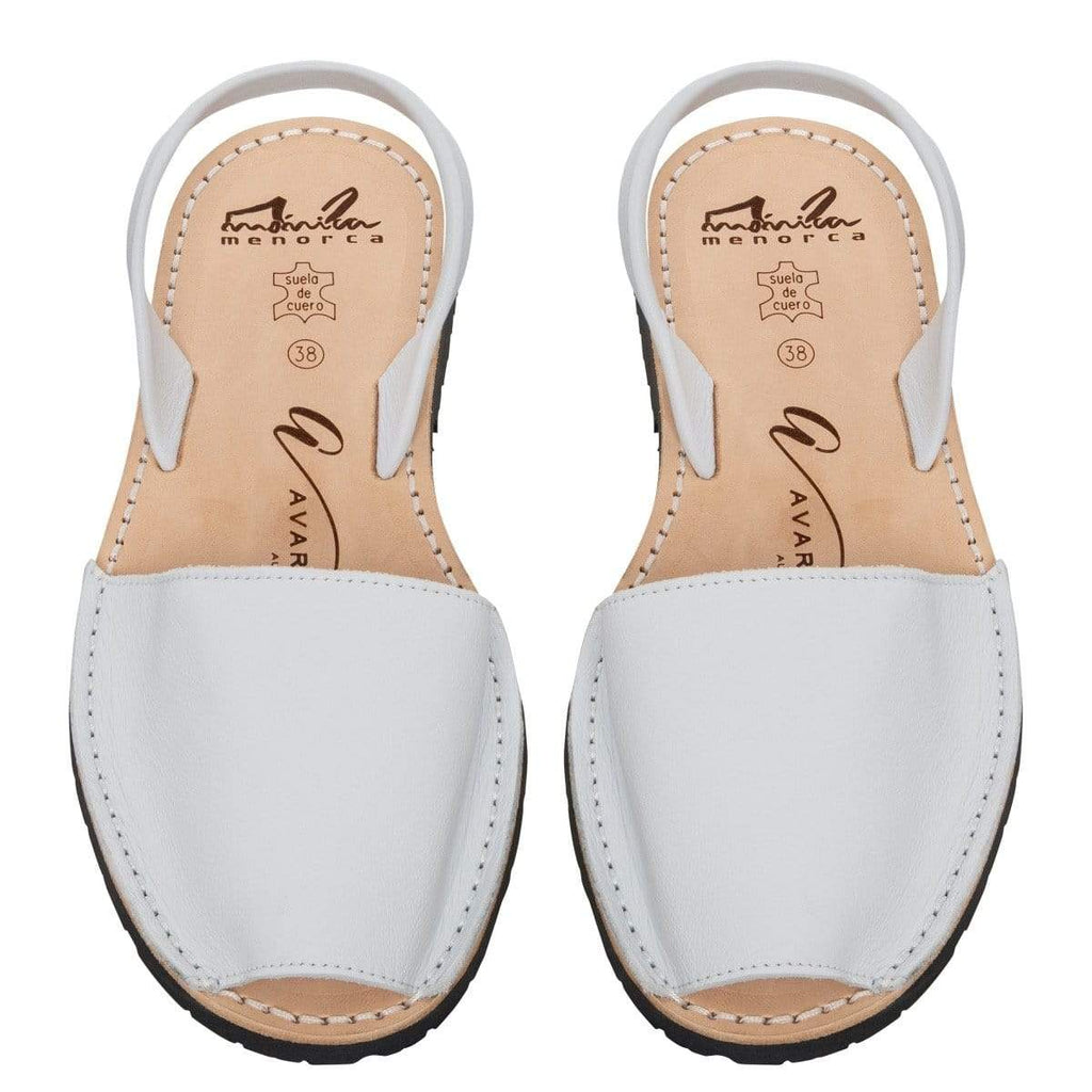 Avarcas Australia White Menorcan Sandals